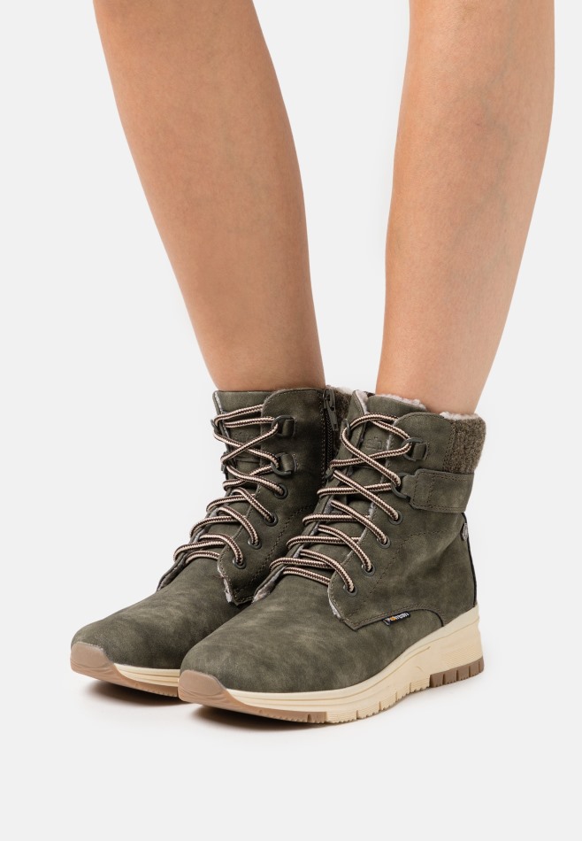 Bottines à Lacets Gabor | Rose Foncé Exclusif